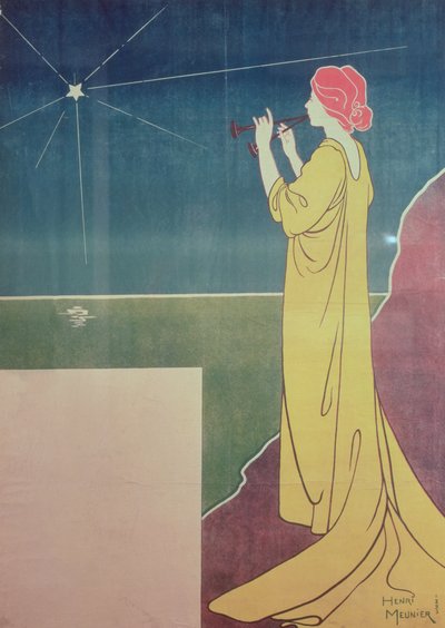Poster for the Isaye Quartet (Before Lettering) by Georges Meunier